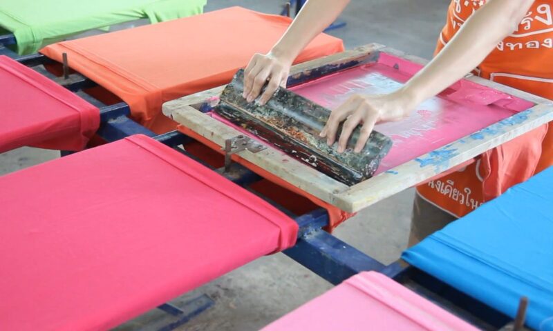 prikaz sito štampanja majica